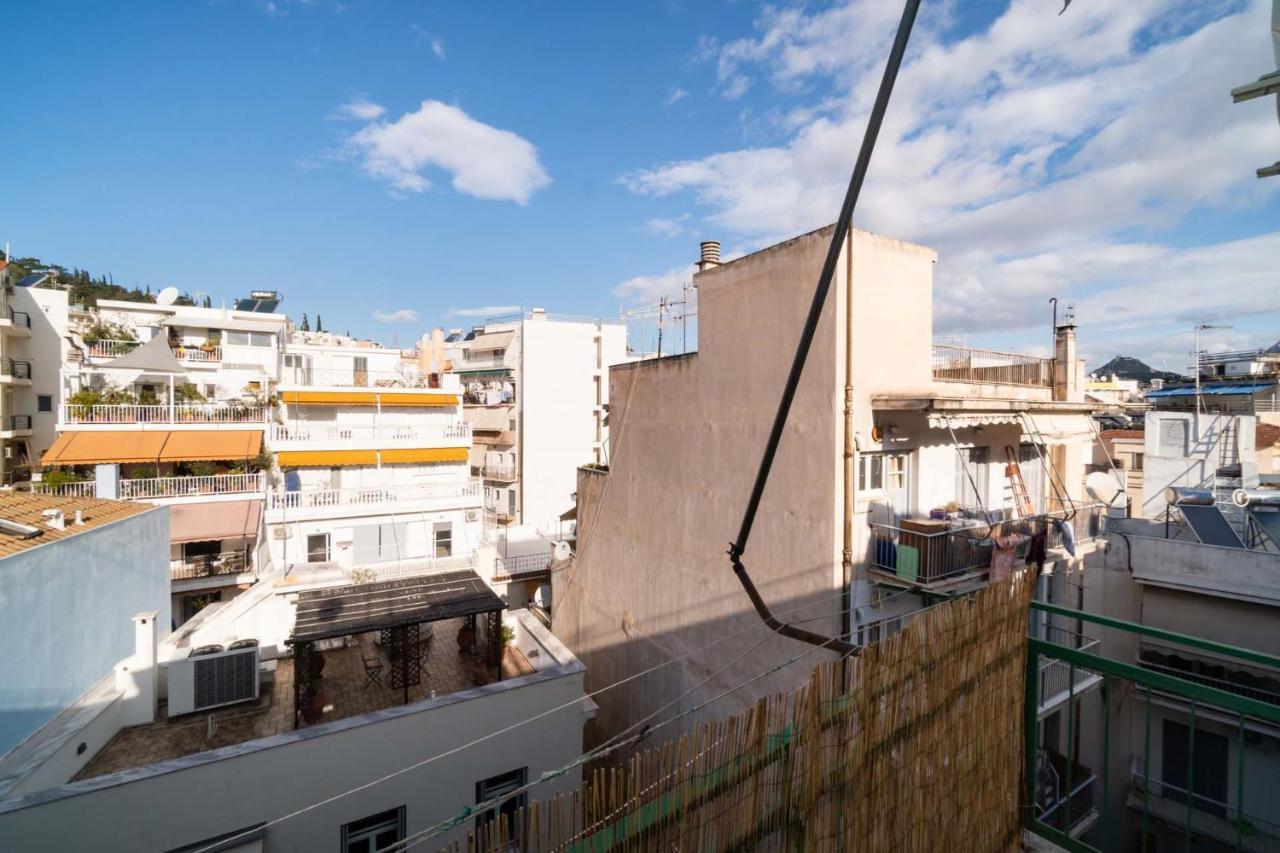 Acropolis View Vintage Style Apartment In Koukaki Athens Exterior photo
